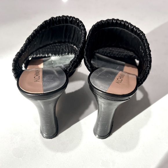 ALCHIMIA DI BALLIN Leather Wedge Heels - Picture 12 of 14